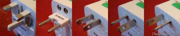 Universal adapter - berbagai plug Universal adapter - berbagai plug