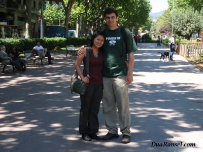 Barcelona Sebuah taman di Barcelona, Spanyol