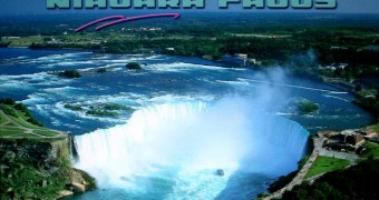 Kartu Pos dari Air Terjun Niagara, Kanada Kartu Pos Niagara Falls dari Canada
