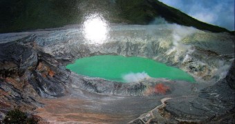 Kartu Pos dari Costa Rica: Poás Volcano! Costa Rica - Volcan Poas Postcard