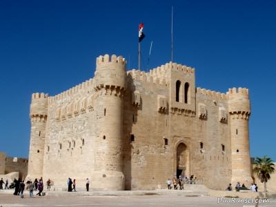 Egypt Alexandria - Citadel of Qaitbay Benteng Qaitbay di Alexandria (Iskandariyah), Mesir.