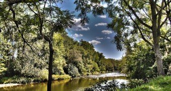 Thames River, London (HDR Fotografi) Thames River in London, Canada