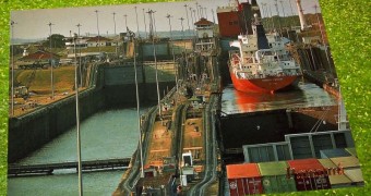 Kartu Pos DuaRansel 20: Panama Canal Kartu Pos DuaRansel 20 Panama Canal