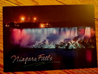 Kartu Pos Dua Ransel - Niagara Falls Canada Kartu Pos Dua Ransel - Niagara Falls Canada