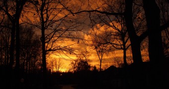 Foto Hari Ini: Sunset di Musim Gugur (Kanada) Sunset di musim gugur