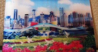 Kartu Pos DuaRansel 28: Shenzhen Skyline, China Kartu Pos DuaRansel - Shenzhen China 2R