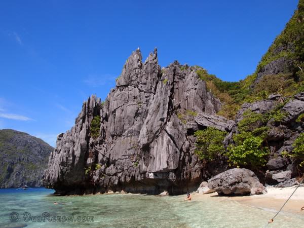 Ryan getting ready for snorkeling in Matinloc Island, El Nido, Philippines Ryan getting ready for snorkeling in Matinloc Island, El Nido, Philippines