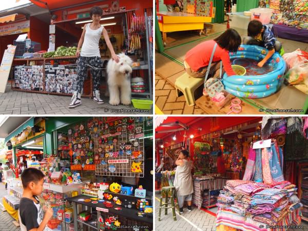 Kam Sheung Road station flea market, Hong Kong Kam Sheung Road station flea market, Hong Kong