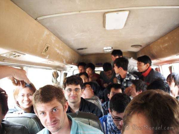 Laos to Vietnam by mini bus