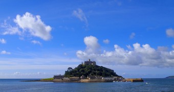 Kartu Pos DuaRansel 105: Istana Pulau Gunung St Michael’s Mount, Inggris! St. Michael's Mount, Cornwall, England