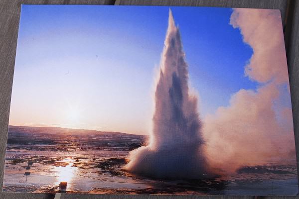 Kartu Pos DuaRansel 107 - Strokkur Geyser, Iceland