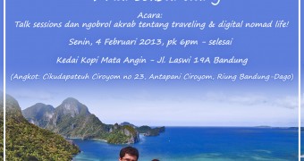 Pengumuman: Kopdar #2RanselBandung! #2RanselBandung | Kedai Kopi Mata Angin | 4 Feb 2013 | 6 pm