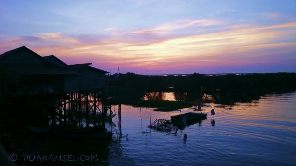 Sunset di Kampong Khleang