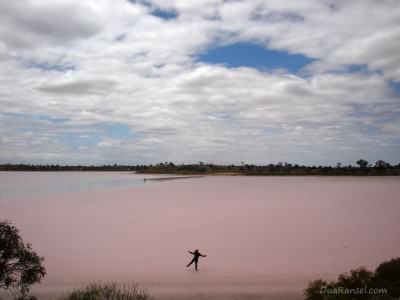 Australia: Pink Lakes of Murray-Sunset National Park, Victoria