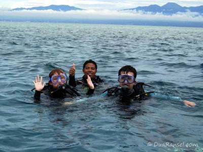 Scuba diving di Bunaken, Indonesia