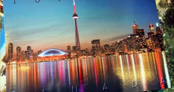 Kartu Pos DuaRansel 19 - Canada - Toronto skyline