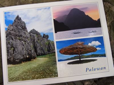 Kartu Pos DuaRansel 31 - Pulau Palawan Filipina