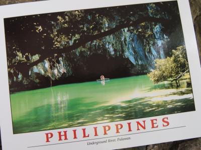 Kartu Pos DuaRansel 32 - Puerto Princesa Underground River Filipina - New7Wonder Nature