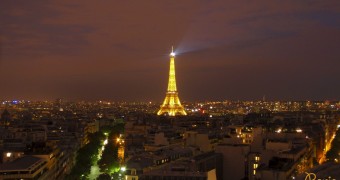 Kartu Pos DuaRansel 78-81: Eiffel Tower